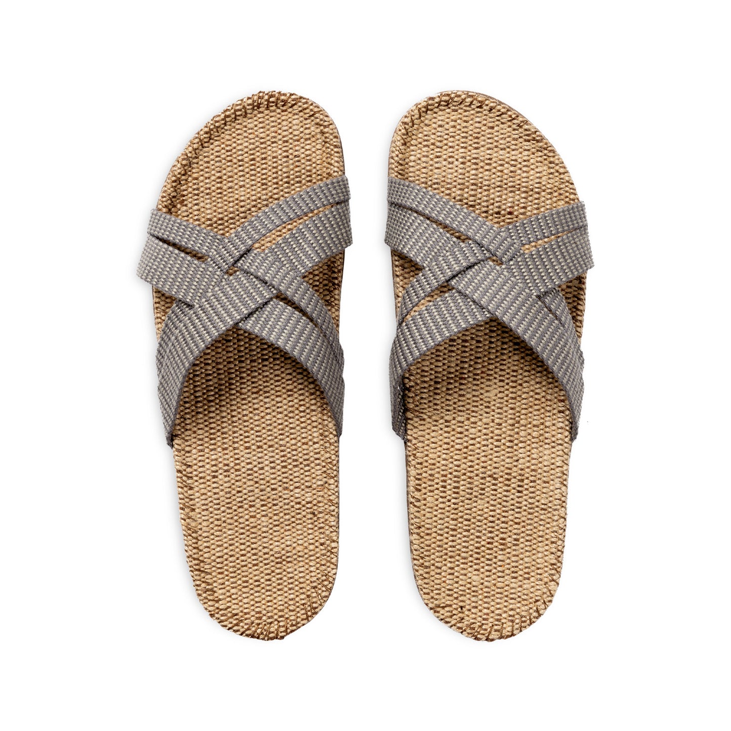 shangies sandals women#1 grey stripes