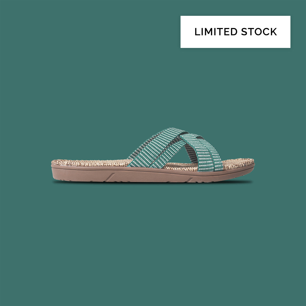 shangies sandals women#1 green stripes