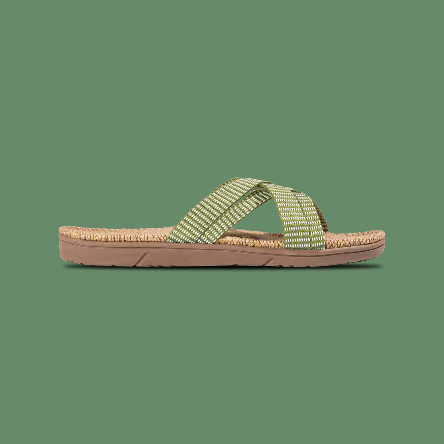 shangies sandals women#1 green leaves