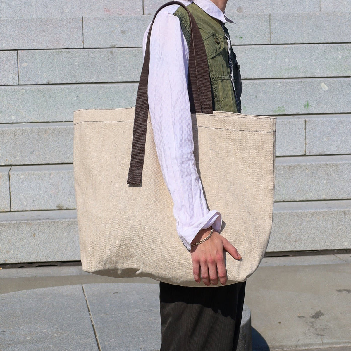 Large Bag - Brown coffee - Shangies by Stilov