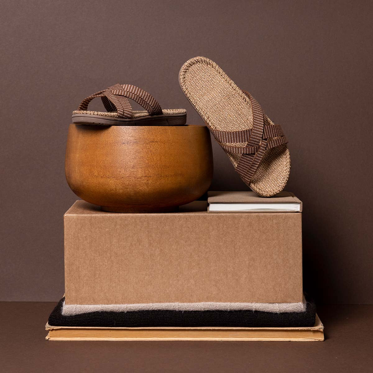 shangies sandals women#1 cocoa tones