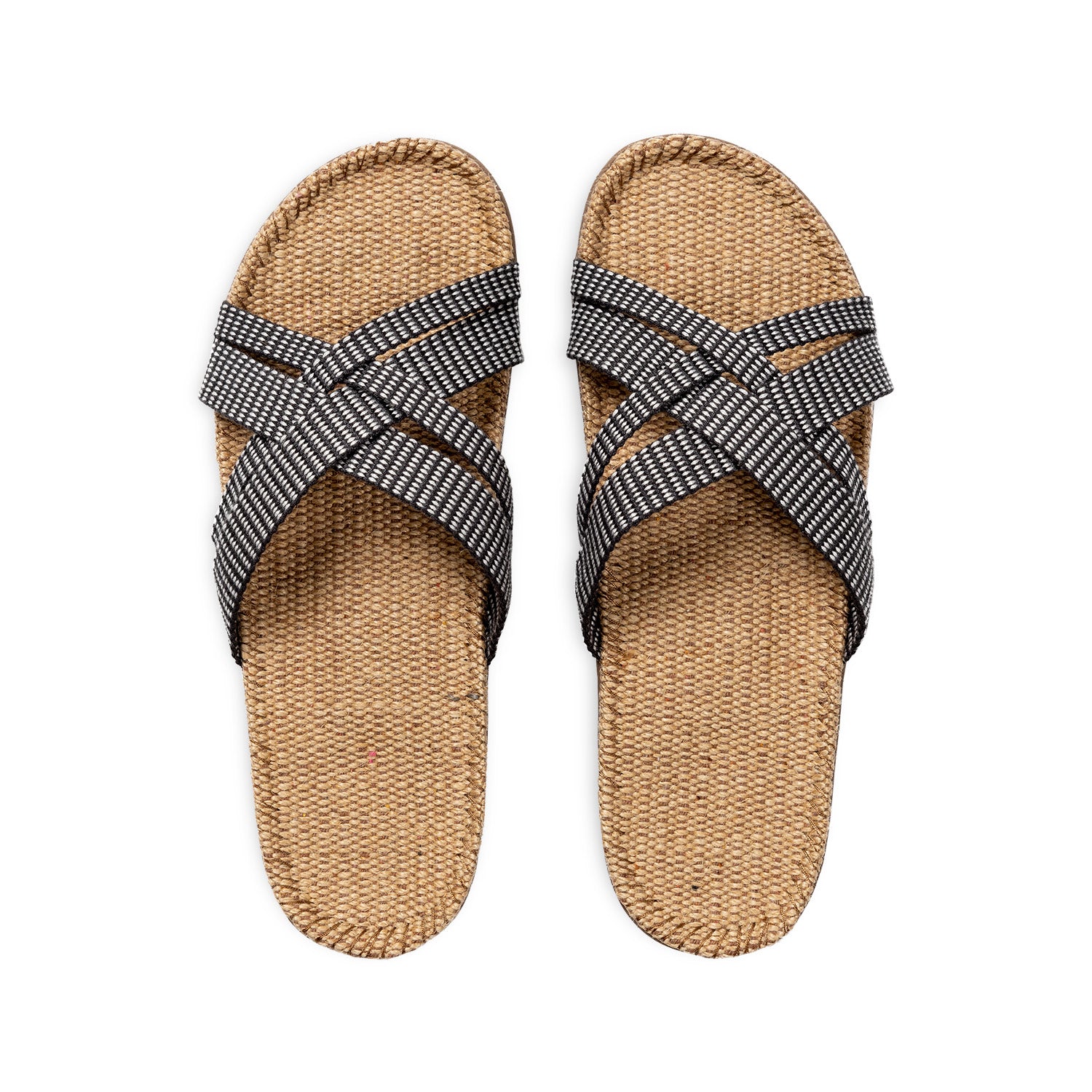 Shangies sandals Women#1 black stripes