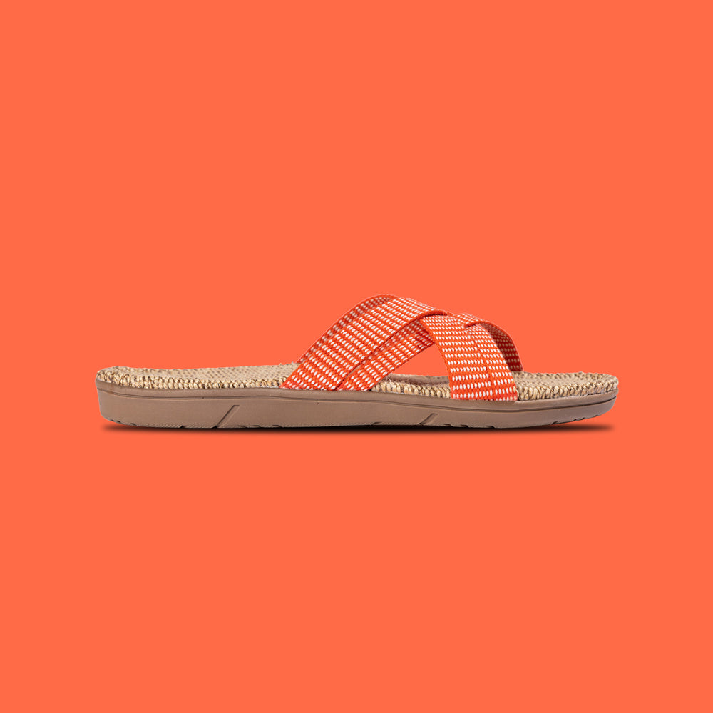 shangies sandals women#1 sunset orange
