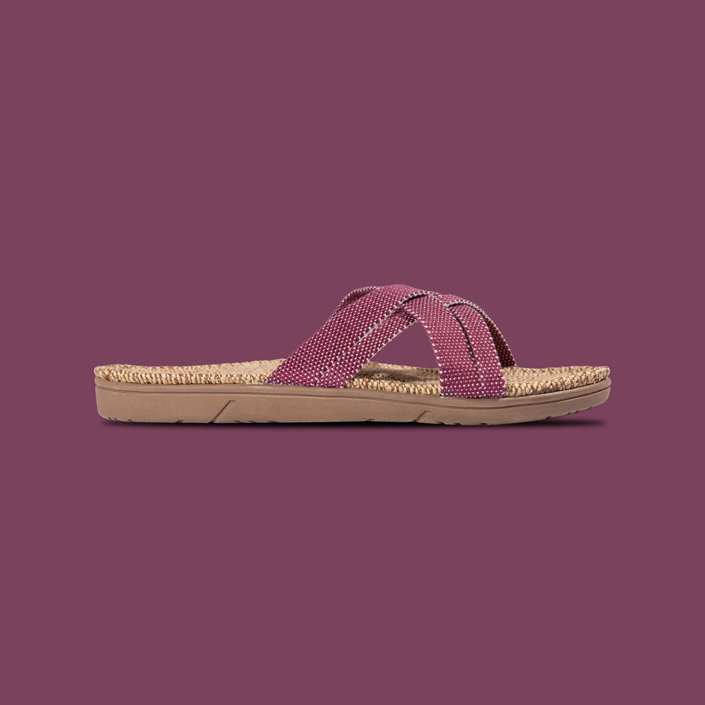 shangies sandals women#1 dusty purple