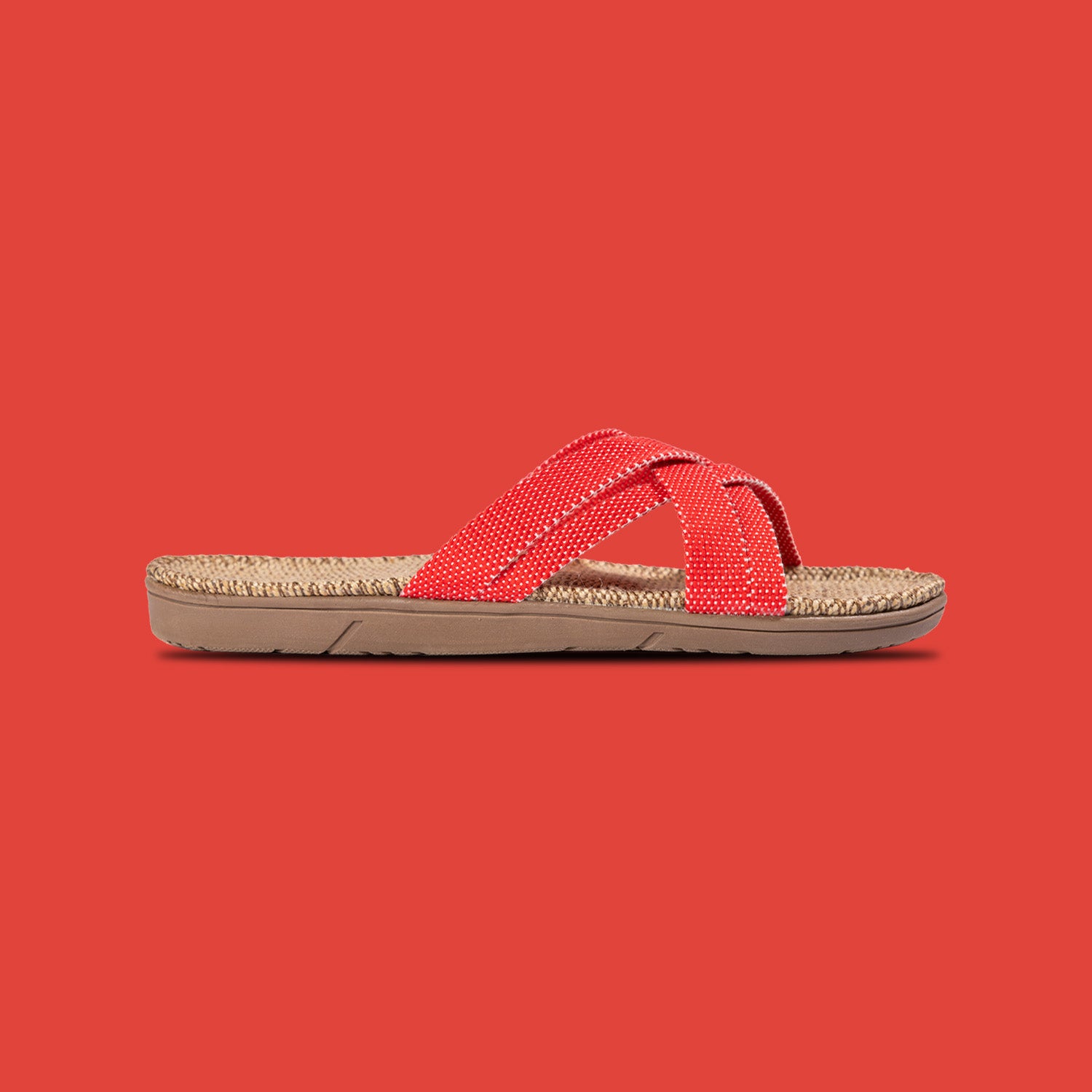 shangies sandals women#1 raspberry red