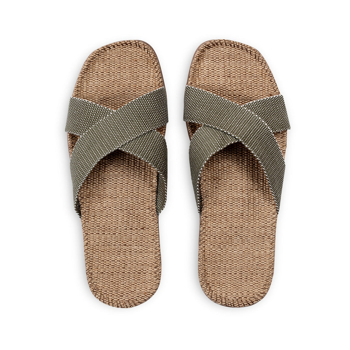 
                  
                    Sandales Shangies unisex olive grisé
                  
                
