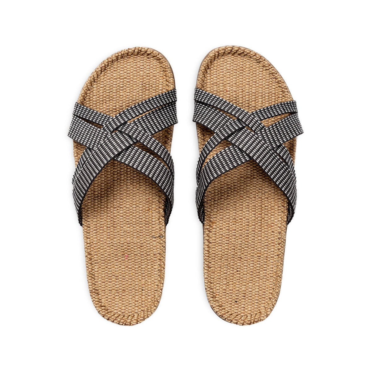 
                  
                    Shangies sandals Women#1 black stripes
                  
                