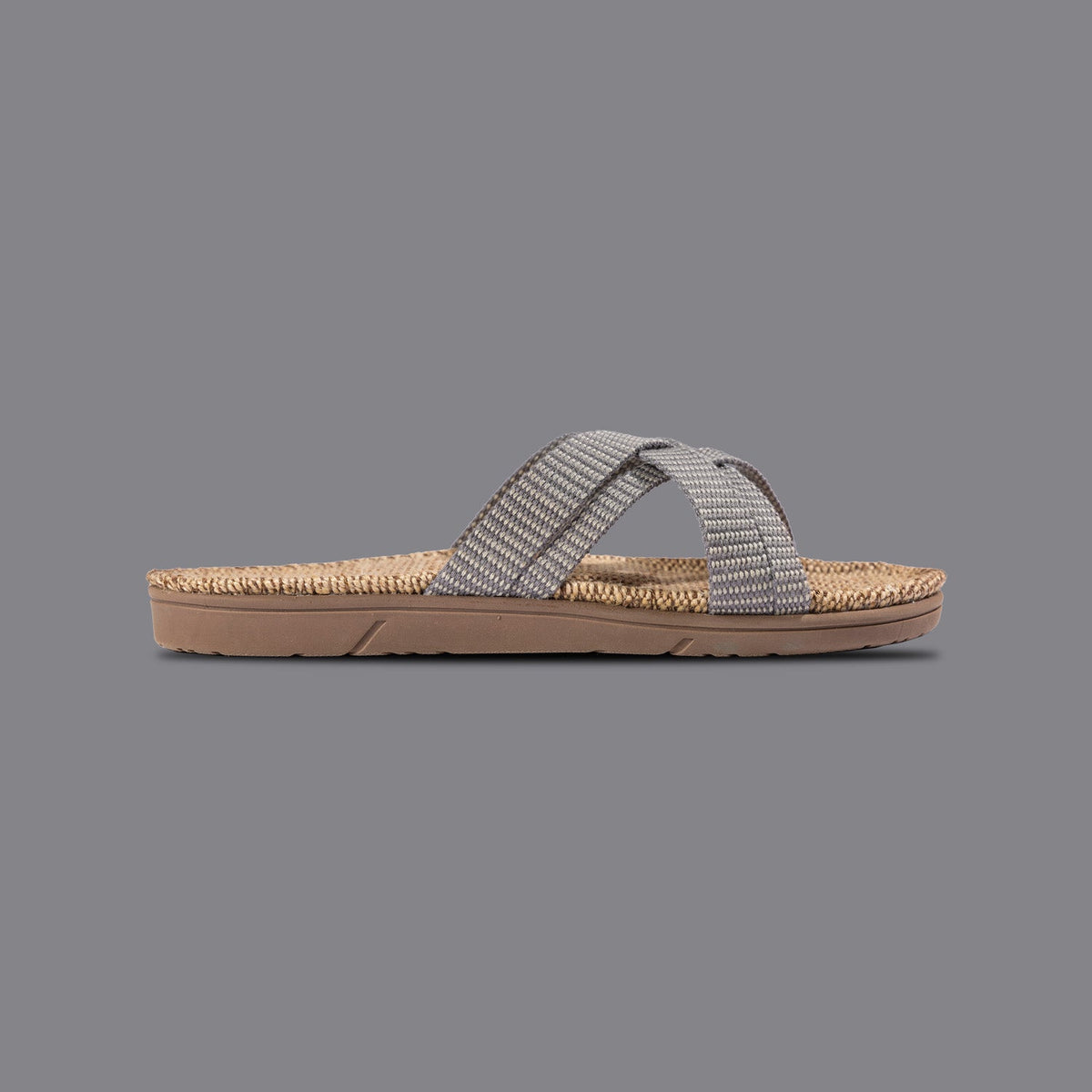 shangies sandals women#1 grey stripes